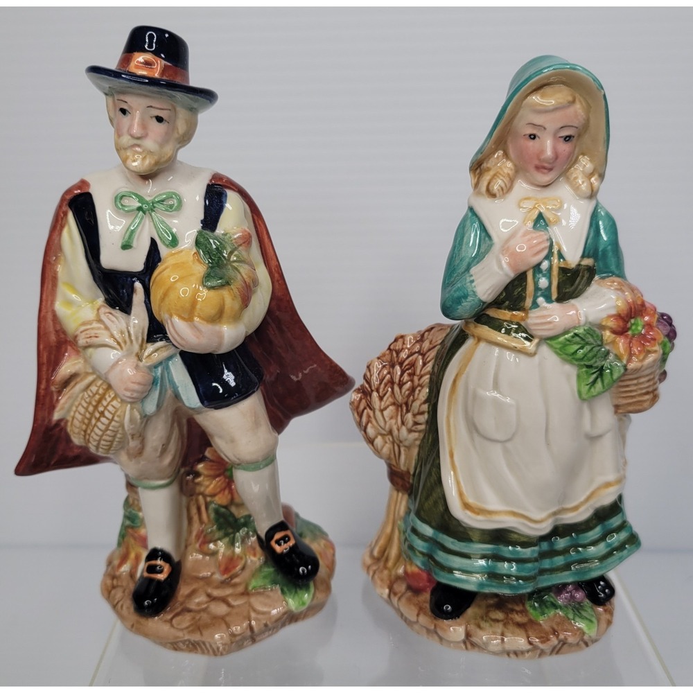 Fitz & Floyd Classics Harvest Heritage Salt &‎ Pepper Shakers Fall Rare Vintage
